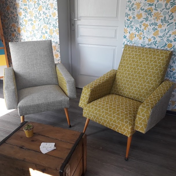 Fauteuils-années- 60