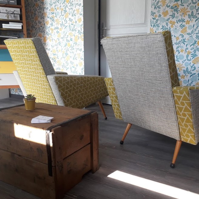 Fauteuils-années- 60