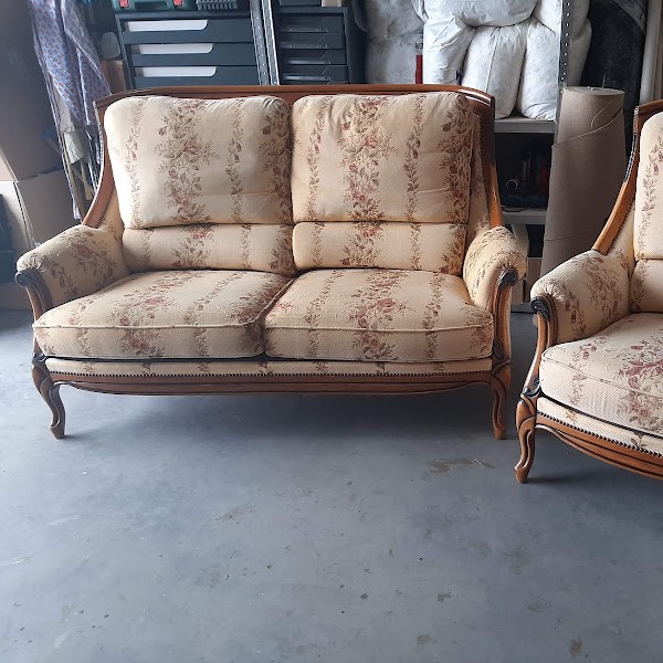 Canapé et fauteuil année 80