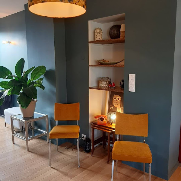 Chaises chromées vintage